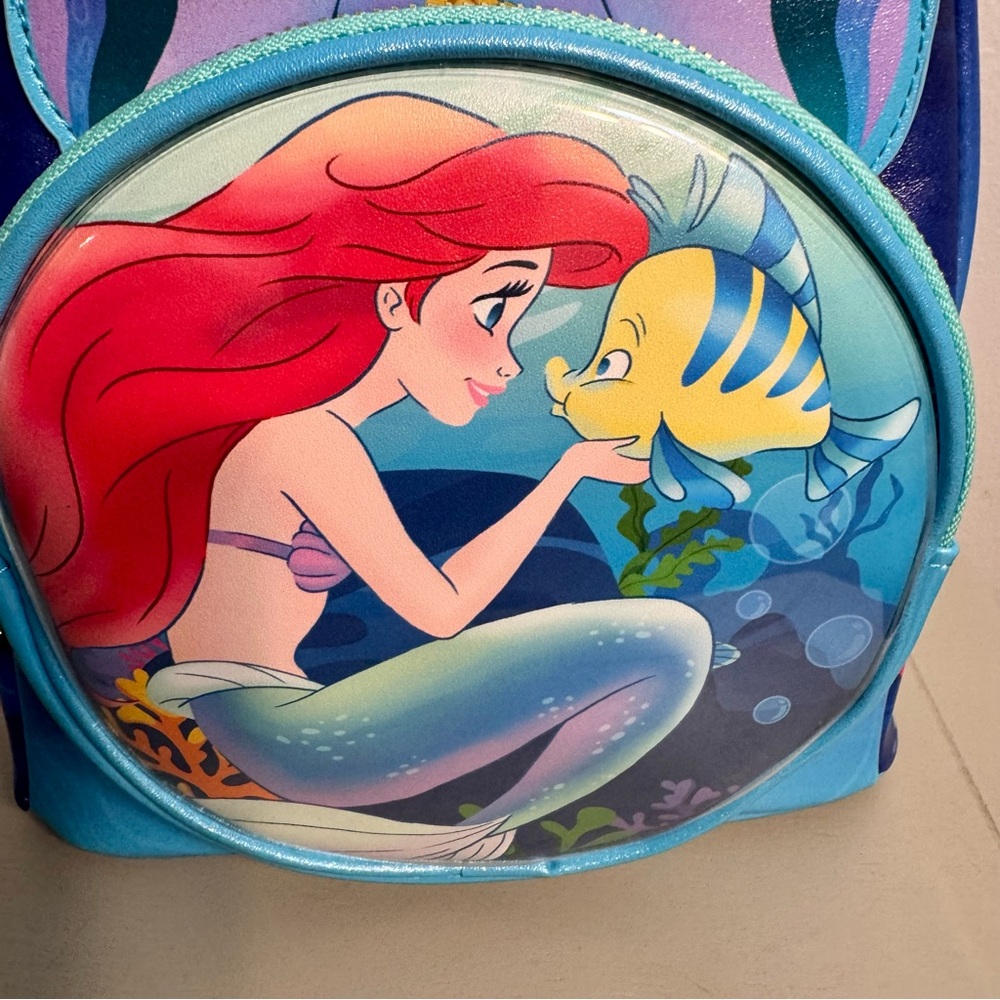 NWT. Loungefly Disney The Little Mermaid 35th Anniversary backpack - Picture 5 of 13